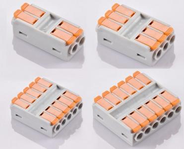 Wire Splice Connectors,6mm²,20~10AWG,02 03 04 05 06 08 10 12 Pins
